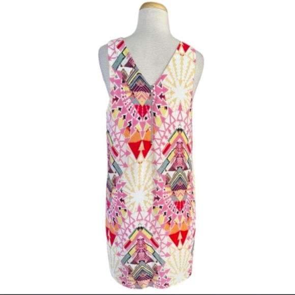 Anthropologie Everly Pink Sleeveless Shift Dress. Size Small. - Picture 7 of 16